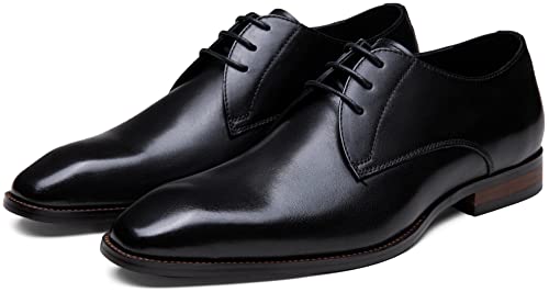 Image of Jousen Men's Dress Shoes Leather Wingtip Formal Business Oxford Shoes Brogue Retro Derby Dress Shoes for Men