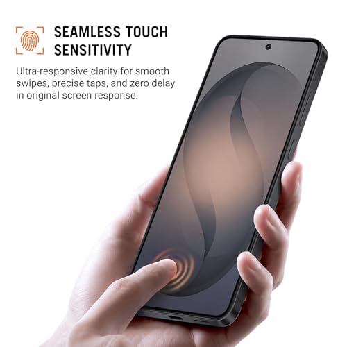 Image of DailyObjects ZeroBubble QwikInstall Privacy Screen Protector with Applicator Tray | Compatible with Samsung Galaxy S26