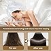 Melivs Net Plopping Cap for Drying Curly Hair, Upgraded Net Plopping Cap for Drying Hair Plopping Net with Adjustable Strap Reusable Diffuser Cap for Curly Hair Net Plopping Satin Diffuser Cap, White