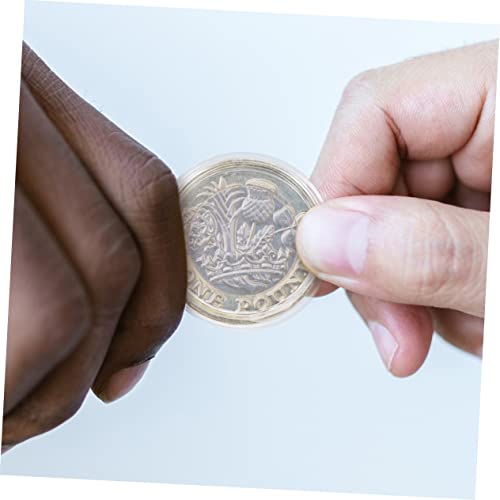 Protectores Transparentes para Monedas 100 pzas miniatura 3