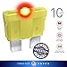 CARAX Glow Fuse – Premium Fuse Standard/Regular Blade ATC/ATO/ATS – 20A Kit 10 pcs – Glow When Blown LED Automotive Fuse – Smart Auto Glow Fuse Easy Identification – 10 pcs.