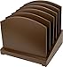 Brown File Organizer - Wood Desk Organizer