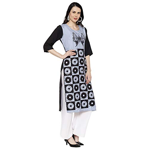 Image of Women's Crepe Regular Kurta