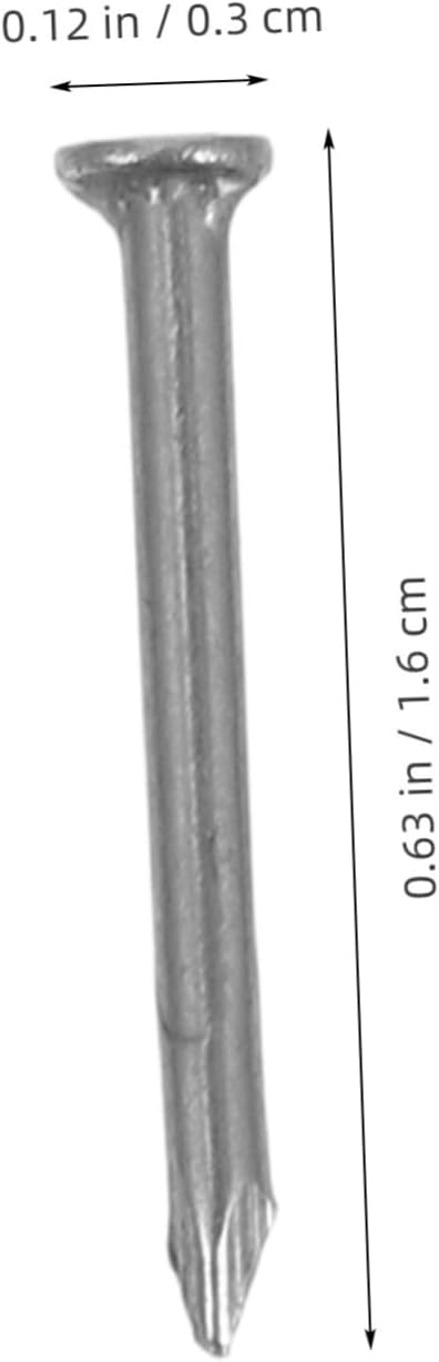ORFOFE 1bag Stainless Steel Wall Nails Cement Nails for Concrete Strong Penetration Design for Crafts and Repairs