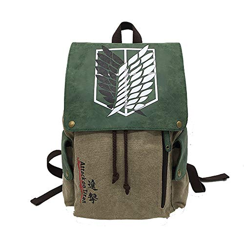 WWSZ Anime Daypack Canvas Schultasche Büchertasche Cover