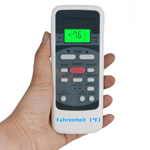 Télécommande climatiseur TGM R51I4 rétroéclairée en Fahrenheit