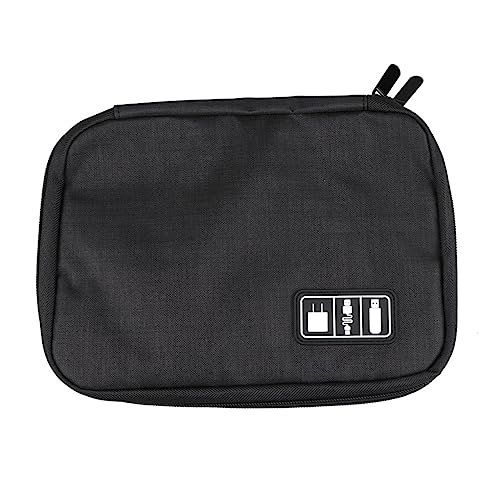 Protector de cables portátil negro para evitar enredos de auriculares