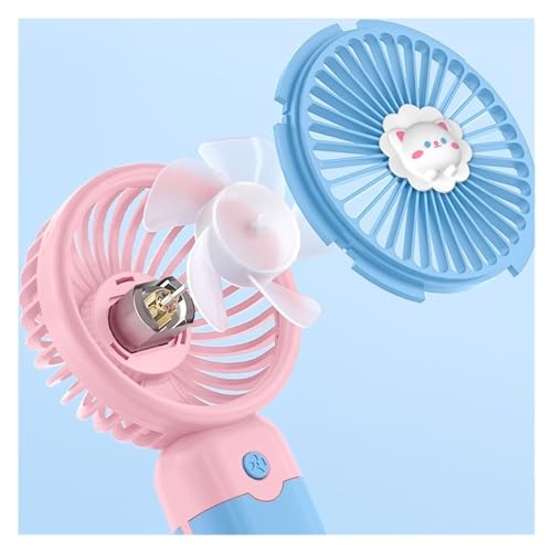 Ventilateur rechargeable USB portable avec systeme de ventilation manuelle performant - 3