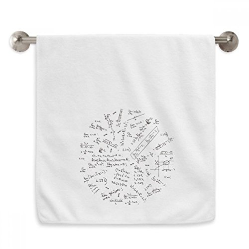 Serviette moelleuse formules mathématiques, cadeau idéal pour professeur