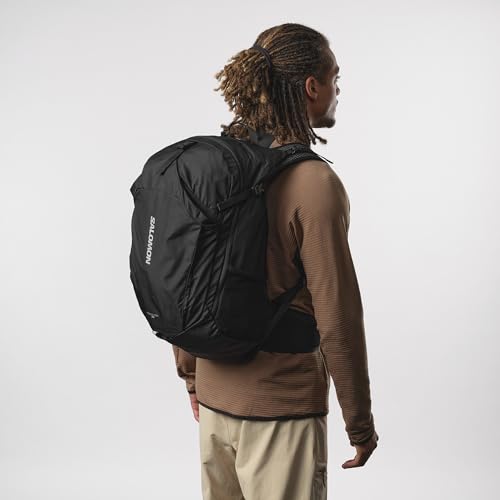 Image of Salomon Unisex Trailblazer 30, Hiking & Trekking Backpack, 30-Liter - BLACK /ALLOY - NS