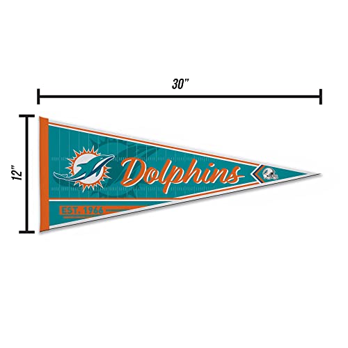 Image of Rico Industries NFL Football Classic 12 inch x 30 inch Felt Wall Decor Pennant - Great for Home /Bed Room /Man Cave Decor