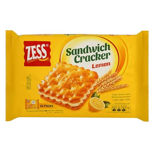 Zess Lemon Sandwich Cracker, 180 g