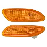 ApplianPar Pack of 2 Front Driver and Passenger Side Marker Turn Signal Light for Mercedes Benz C230 2002-07, C240 C320 2001-05, C280 C350 2006-07, C32 AMG 2002-04, C55 AMG 2005-2006