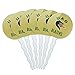 GRAPHICS & MORE Alabama at Birmingham Blazers Logo Cupcake Picks Toppers Decoration Set of 6