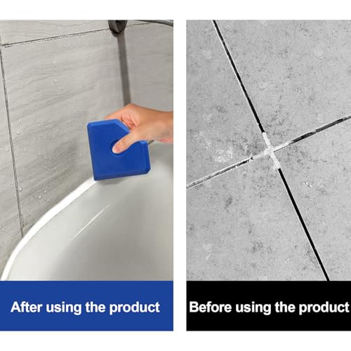 12 STK Profi Silikon Fugenglätter Set - Fugenwerkzeug für Küche & Bad mit Abzieher & Spachtel, Ideal für Acryl/Harz (inkl. Schaber)