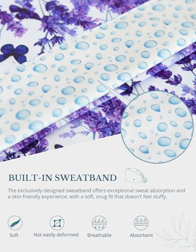 Image of Scrub Caps for Women with Buttons, Classic Surgical Caps | Double-Sided Printed, Adjustable,Long Hours, Sweatbands, Fabric Help Reduce Static Buildup