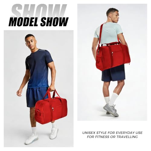 Image of Searock 45L Gym Bag for Men & Women with Shoe Compartment