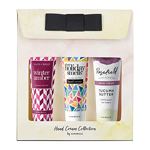 Kimirica Hand Creams Combo gifting | Moisturizing Nourishing Hand Cream for Men and Women | Gift set | Pack of 3 | 30ml each