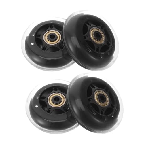 BESTonZON 4Pcs Silent Wheels for Furniture and Roller Skates Durable Replacement Luggage Wheels for Smooth Quiet Movement Easy Installation Protects Floors From Scratches