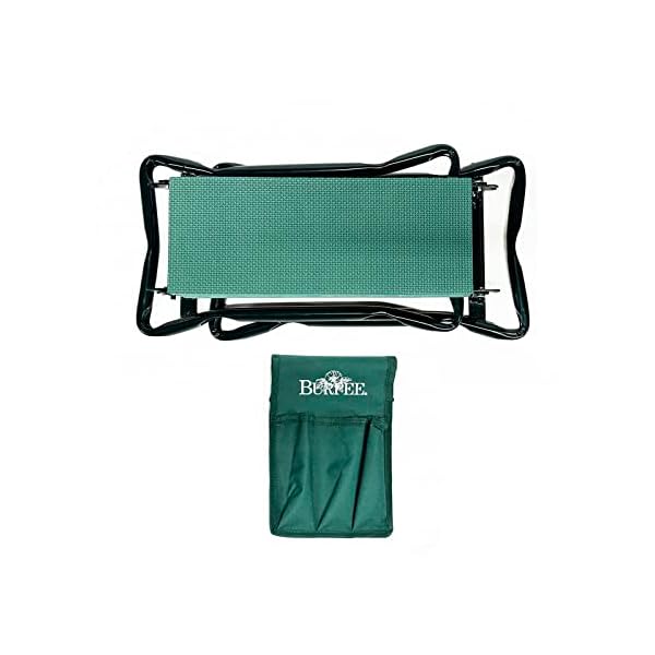 Burpee 92314 Garden Kneeler with Cushion Seat Easy to Store-Portable Outdoor Bench Foldable and Light Weight, Green - Image 3
