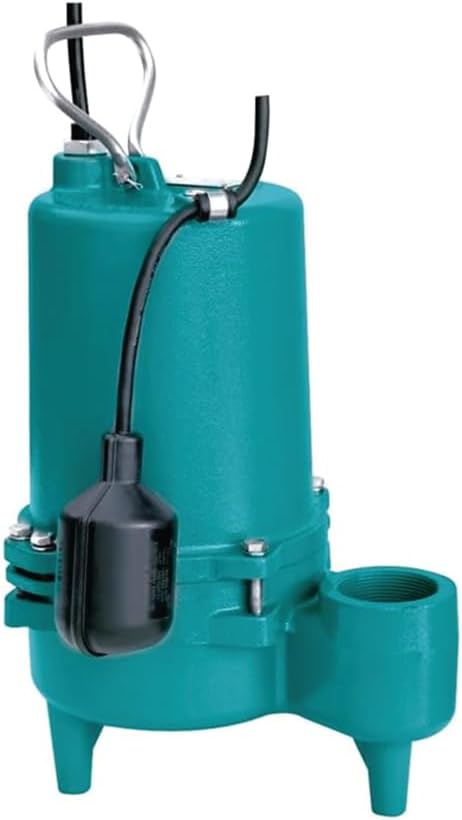 Leo Pump Sewage Pump 2″ NPT Discharge, Handles 104°F Liquid Continuously, and Manages 2″ Spherical Solids with Ease, 0.4HP 230V/60HZ