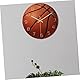 Artibetter Vintage Ball-Design Wanduhr - Retro Basketball-Dekor für Kinderzimmer - Heim-Kunst Stille 3D Fußball-Uhrwerk