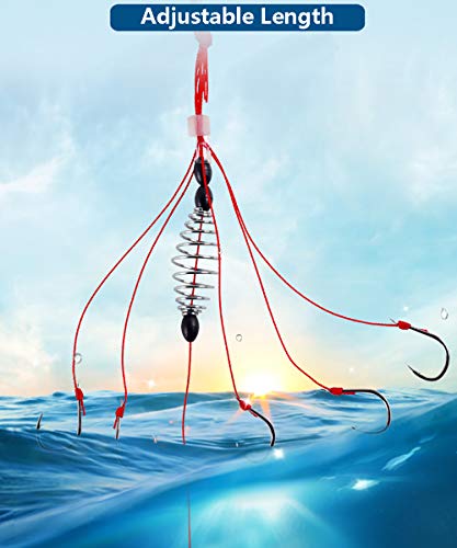 Dyxssm Trap Fishing Hooks Carp Fishing Baits Hook Lure With Fishing Spring Carp Feeder (Pack Of 4) (15#) #TOP6