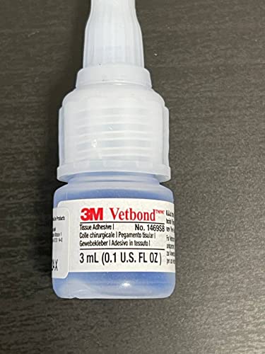 3M Vetbond Tissue Adhesive, 3ml Bottles w/MSDS (2 Bottles)