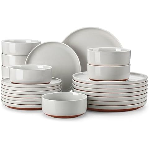 MALACASA 24-Piece Dinner Set for 8 Cover
