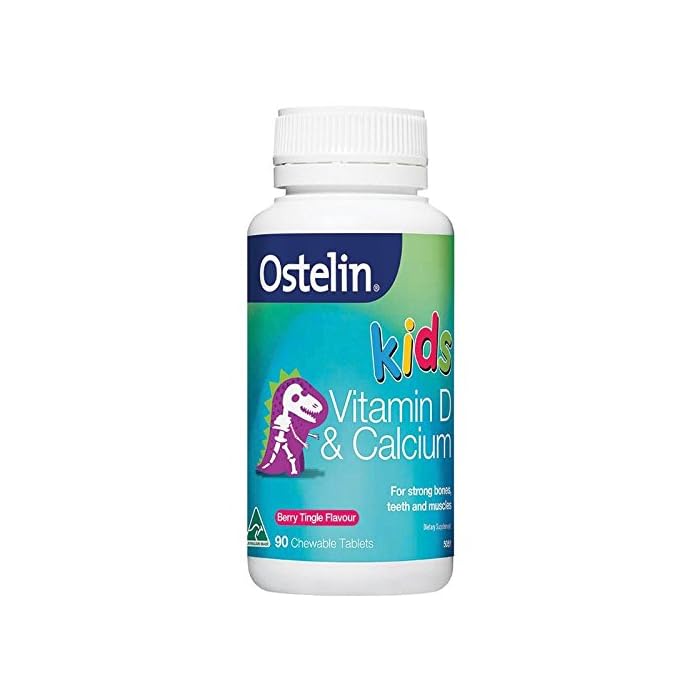 Buy Ostelin Vitamin D and Calcium Kids Chewable 90 Tablets Product of