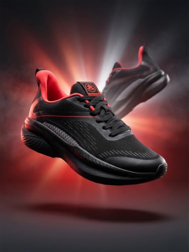 Image of OFF LIMITS Men's Nitrorun Running & Training Shoes - Superior Cushioning, Enhanced Grip TPR Outsole, Superior Traction, Anti-Skid, Lightweight, Shock Absorption Tech, Sports Footwear