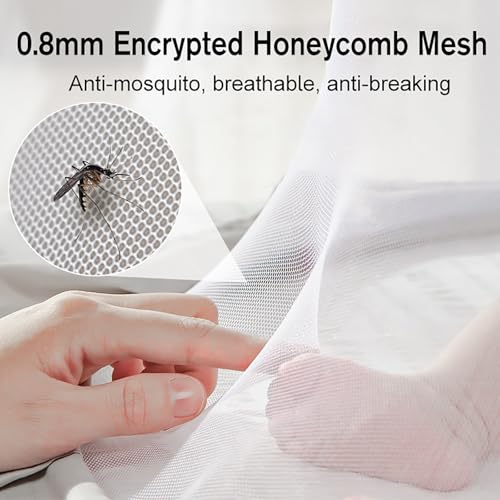 Cama de princesa con dosel de cuatro postes para dormitorio 6