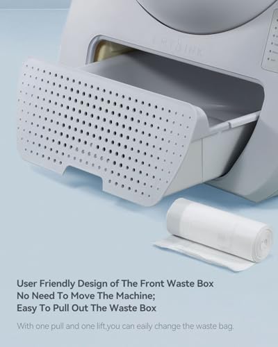CATLINK Self-Cleaning Litter Box for Multiple Cats – Large Capacity, Double Odor Control, Supports Pets 3.5–22 lbs (Young Version) - Image 3