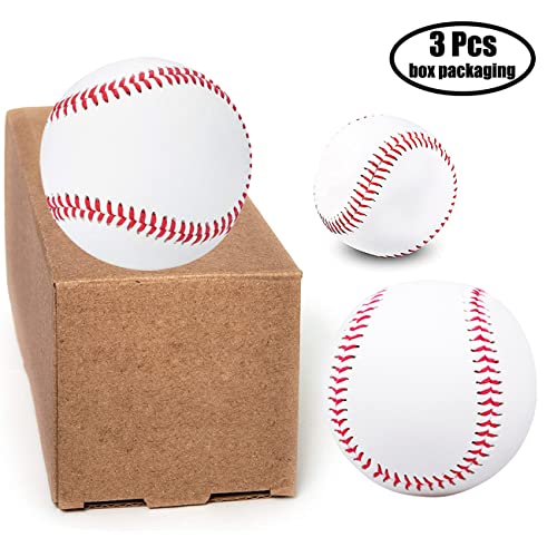 Baseball Ball,Official Game Baseballs For Youth And Adult Baseball Players Training,Official Size And Weight Suitable For Batting Fielding Hitting Pitching Practice #TOP6