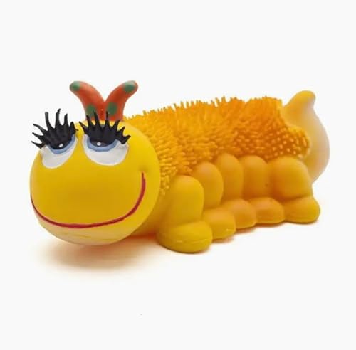 Totally Pawsome OVO Eggs - Heady the Caterpillar Rubber Dog Toy for Dogs & Puppies