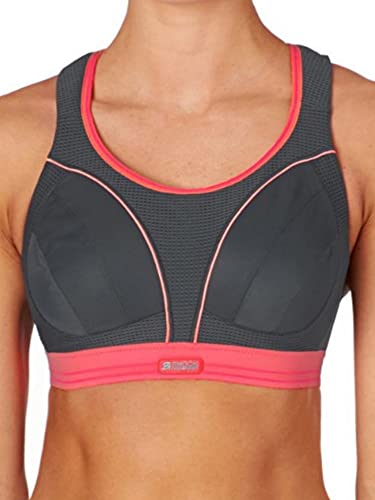 Shock Absorber Ultimate Run Bra Sujetador Deportivo, Multicolor (Ardoise-Corail 0c9), 80A para Mujer