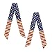GDUUASB Cute American Flag Head Scarf Hair Neck Scarves For Women USA Flag Purse Bag Scarfs For Handbags Headscarf Fashion