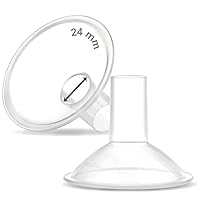 Vista 70 de 9mm Maymom MyFit Shields, Serie Pano; Compatible con el extractor de leche Medela PersonalFit, Freestyle, Harmony, Maxi, Conector Freestyle Flex