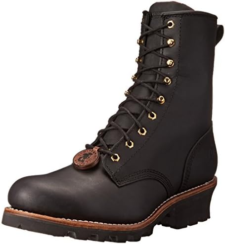 Chippewa Mens Baldor 8 Inch Electrical Steel Toe Work Safety Shoes Casual - Black - Size 11 D
