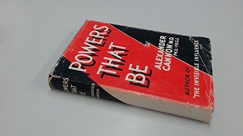 Powers that be (the Mayfair Lectures) B0020S7TWC Book Cover