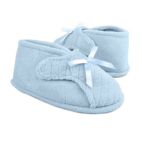 MUK LUKS Women's Micro Chenille Front Flap Adjustable Boot Slipper3