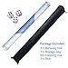 GUSTARIA Large Mahjong Mat with Black Carrying Bag, Anti-Slip and Noise Reduction Table Cover for Mahjong, Poker, Card Games, Dominoes, Board Games (Blue, 31.5 inches)