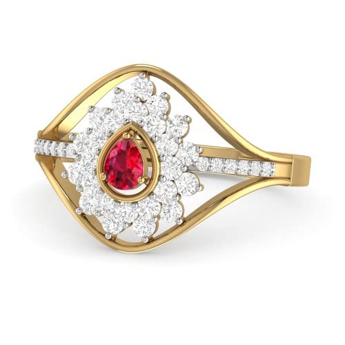 PC JewellerThe Aagam Diamond & Gemstone Ring