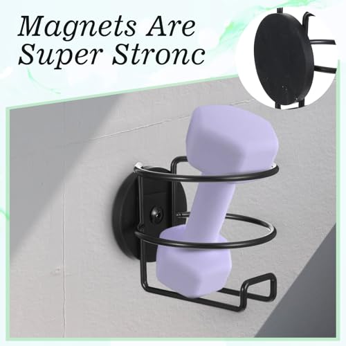 Portavasos magnético metálico portátil 4 unidades negro miniatura 3