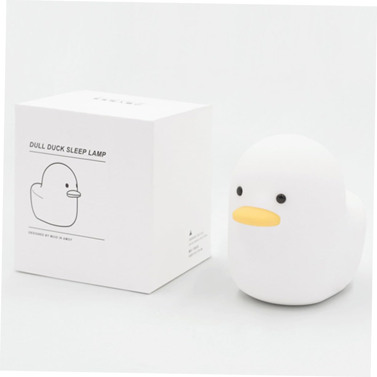 TEHAUX Lámpara Nocturna y Tamaño Compacto de Silicona Recargable por USB Diseño de Dibujos Animados, Control Palmeado para Decoración y Uso Hogar