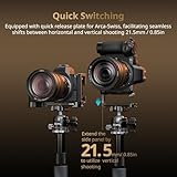 SMALLRIG L-Bracket for Nikon Z5 II, Z5, Z6, Z6II, Z7, Z7II, L-Shape Plate for Arca-Swiss, QD Interface, 1/4"-20 Threaded Holes, Cold Shoe, Strap Slots - 5256 - Image 4