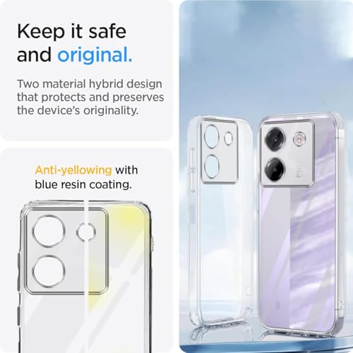 Image of Jkobi Back Case Cover for Poco M7 Pro 5G (Silicone Clear Shockproof Case with Camera Protection | Soft and Flexible | Transparent)