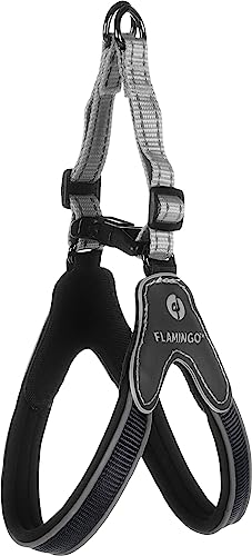 Flamingo Dog Harness Easy Hilka Black S 35-45cm 35-45cm 20mm