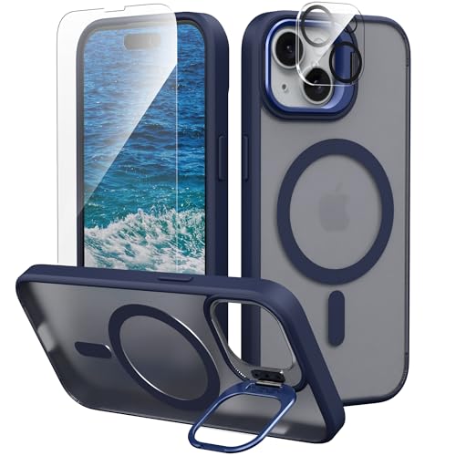 Coque iPhone 15 avec protège-écran et objectif IDweel compatible MagSafe