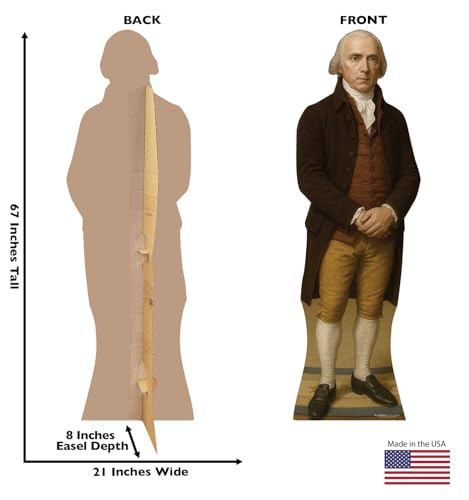 Image of Cardboard People James Madison Life Size Cardboard Cutout Standup